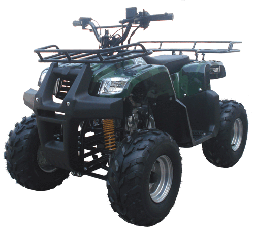 Peace Camouflage ATV (110cc) with Front Hand/Rear Foot Brake 