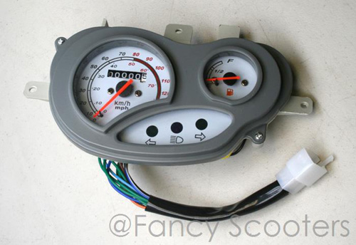 Odometer, Fuel Gauge, Light Indicators Cluster B for GS-810 (8 Wires)