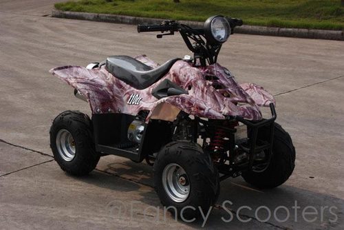 Peace Mini  Dinosaur ATV (110cc) Camouflage with Front Hand/Rear Foot Brake