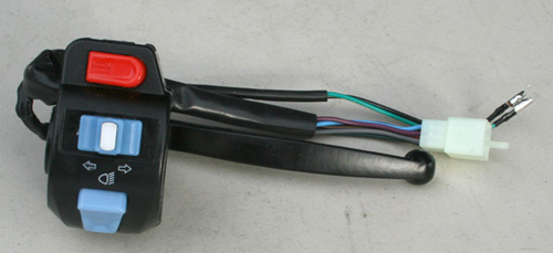 Left Side Light Control with Mirror Mount (10 wires, M8 mirror Mount)