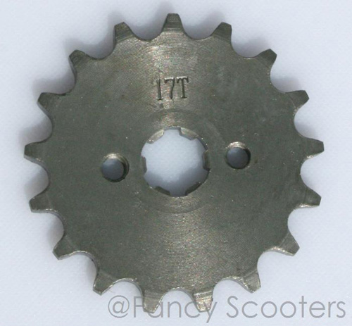 Drive Sprocket AP (Pitch=420, 17 teeth, Center Hole 17mm) for X-15, X-19 Pocket Bike (FB539, FB549)