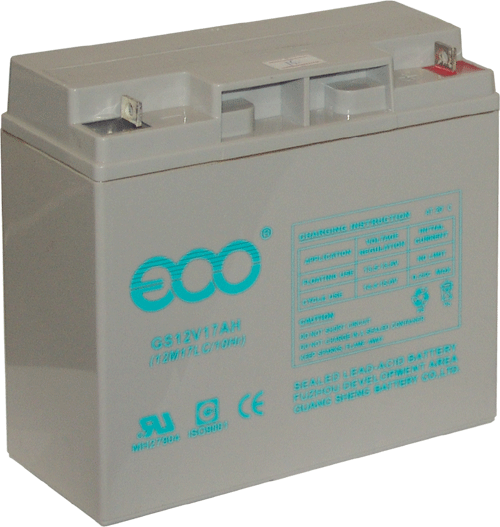Moped Battery (12V 17AH, 7x6.25x3 inches)