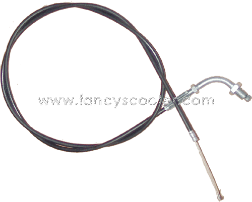 Throttle Cable (Black Cable=54.75,Wire for Carb to Play=3")