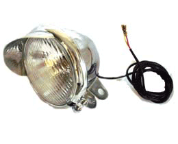 Head light with 2 wires (36V) Diameter=5", Total Length=5.5"