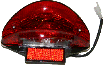 Taillight with Rear Reflector for GS-810 (3 wires)