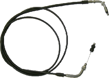 Throttle Cable for GS-804, GS-810, GS-811, GS-824 (Black Cable 64.5", Wire for Carb to play:3")